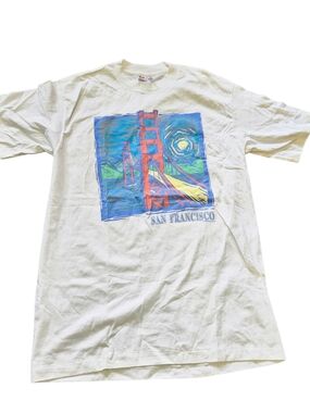 Vintage 1996 San Francisco Golden Gate Bridge T-Shirt (Size Large, Made in USA)